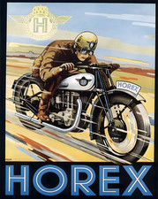 Affiche de course de moto