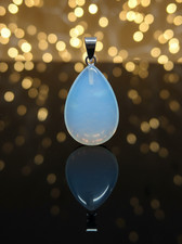 Lithothérapie - Pendentif Opale Naturelle taille Goutte d'Eau-Env de Fr immédiat