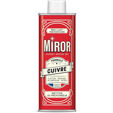 Miror Cuivre - Nettoyant Métaux – Cuivre, Laiton, Bronze, Aluminium& Acier 250mL