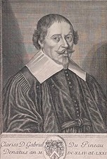Gabriel Du Pineau (1573-1644) capitaine général Angers Maine-et-Loire Anjou XVII