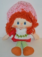 Rag Doll STRAWBERRY SHORTCAKE Charlotte aux fraises KENNER 80's 40cm AGC Chiffon