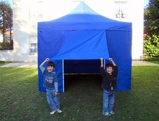 TONNELLE BARNUM PLIANT PRO LUXE 3 QUALITES 6 DIMENSIONS - 3 X 3 M  4 MURS 3 ANS