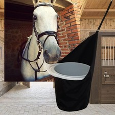 Sac de foin de cheval de grande capacité, mangeoire lente, stockage de