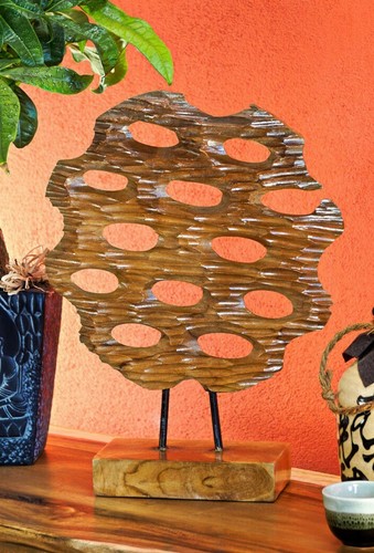 Bois sculpture statuette - sculpture,