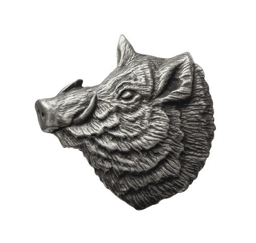 Broche étain tête de - broche,