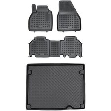 RX19071344-1 Jeu de tapis de coffre en PE et de tapis de sol pour Renault KANGOO