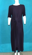 COS robe longue à pans bleu