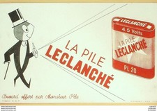 Buvard Leclanche Eclairage