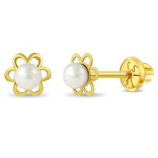 14k or Jaune 5mm Perle de
