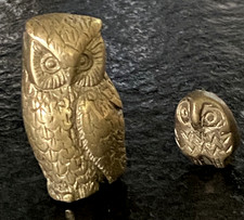 Hibou Chouette Bronze Laiton