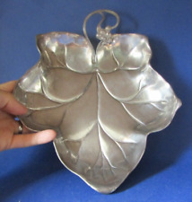 PLATEAU BIJOUX ART NOUVEAU WMF feuille VIDE POCHE wmf silverplated leaf tray