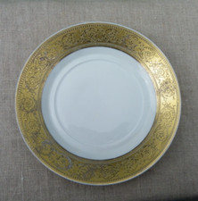 SOUS-TASSE, COUPELLE EN PORCELAINE DE HAVILAND - DÉCOR THISTLE - SAINT LOUIS