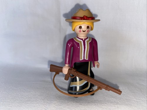 Playmobil femme cowboy fusil - femme,