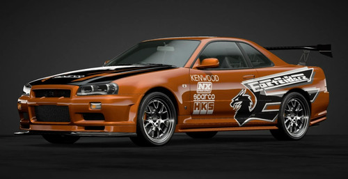 Decalshop nissan skyline - 1/24,