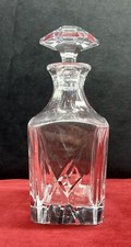 SAINT LOUIS CERDAGNE CAMARGUE WHISKEY DECANTER CARAFE A WHISKY CRISTAL TAILLE