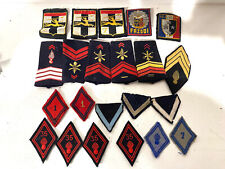 Lot médailles Insignes pattes