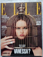 French magazine Elle Oct.1991 Vanessa Paradis by Jean-Paul Goude