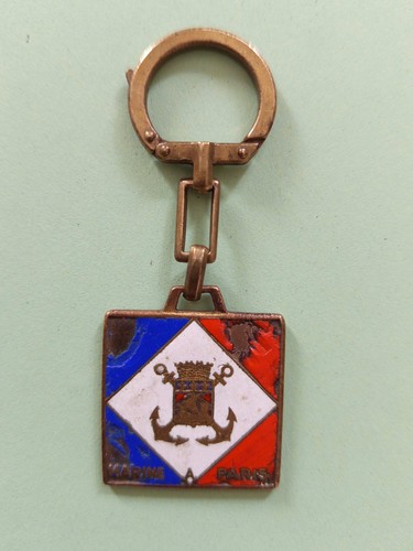 Porte clés métal émaillé - métal,