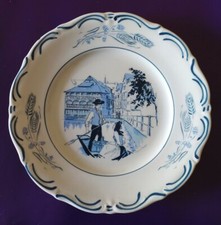 Assiette décorative ALBRA alsacienne de brasserie, en  porcelaine, série n°1