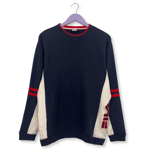 Sweat fila vintage - sweat, bleu
