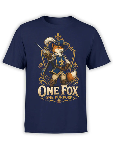 Musketeer fox shirt unisex - musketeer, t-shirt