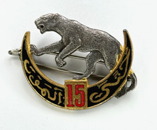INSIGNE AFN 15° RTA RÉGIMENT TIRAILLEURS ALGÉRIENS - DRAGO PARIS G1390
