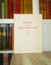 WILDE- Ballade de la Géole de Reading.-Burins originaux de Tavy Notton. 1951
