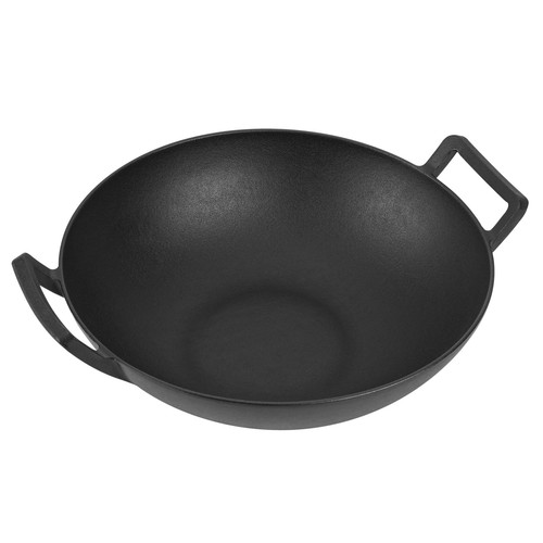 Wok fonte poêle à - à,