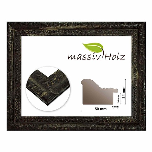 Cadre baroque ba1088 noir - cadre,