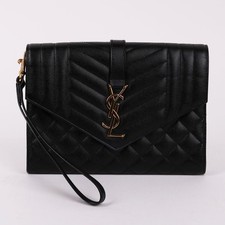 Saint Laurent Clutch en cuir