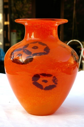 Grand vase art - art, daum