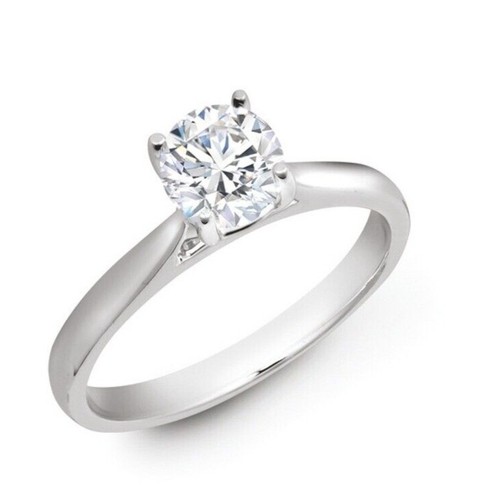 Bague solitaire blanc - solitaire, 18