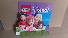 Lego friends ancien PLV pub publicitaire de magasin carton présentoir 73x59cm