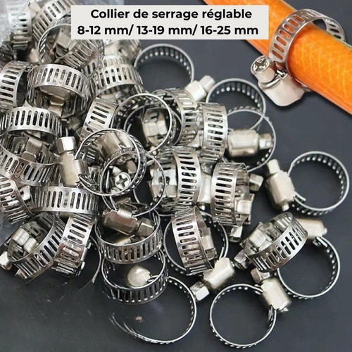 Colliers serrage inox - colliers,