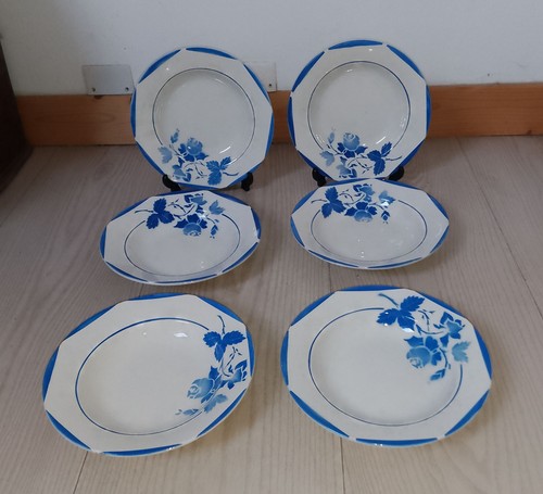 Anciennes assiettes creuses - assiettes,
