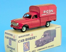 Car-Horse Peugeot 403 pick up baché Picon bière  style Dinky cij jrd