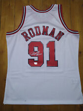 Maillot de basket Swingman M&N Chicago Bulls signé Dennis Rodman - COA Fanatics