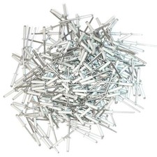 RIVET POP ÉCLATÉ BLANC 4 x 20 mm PLAQUE IMMATRICULATION - 250 RIVETS AVEUGLES