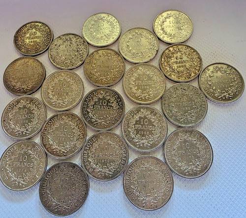 Pièces francs argent - 10,