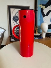 Vintage Red Tall Thermos  -
