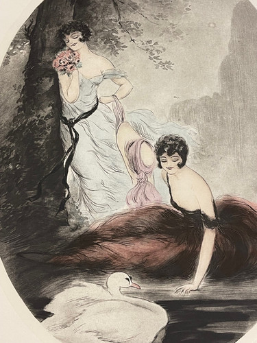 Grande gravure art déco - gravure,