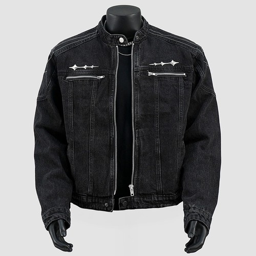 Veste jean pour - jean, À