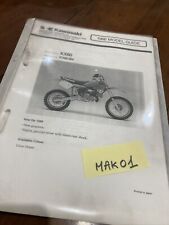 Kawasaki KX60 KX80 KX125 KX250 KX500 1988 guide du modèle
