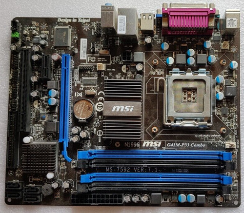 Carte mère msi g41m - carte, combo