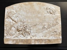MILITARIA 14-18  Plaque
