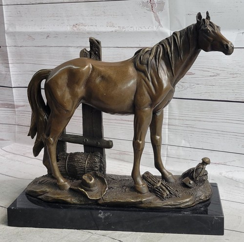 Sculpture bronze cheval - sculpture, en