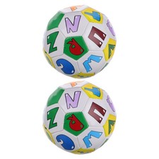  Lot de 2 ballons de football pour tout-petits : ballon de football taille 2,