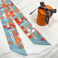 RARE ÉCHARPE HERMES sergé