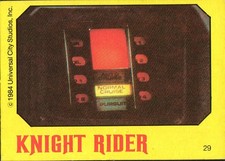 Carte Monty Gum Knight Rider
