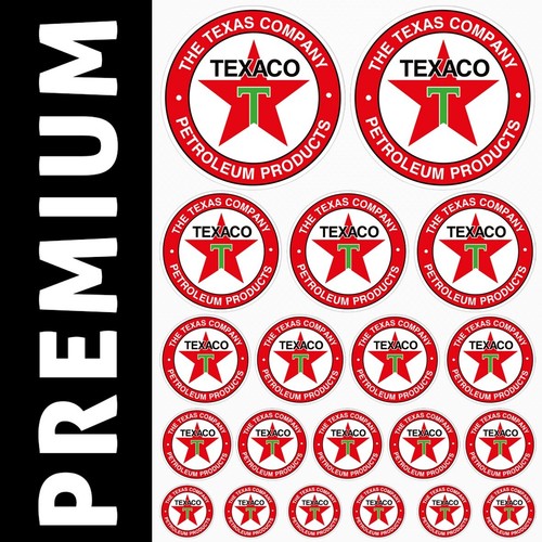 Texaco 20 stickers - texaco,